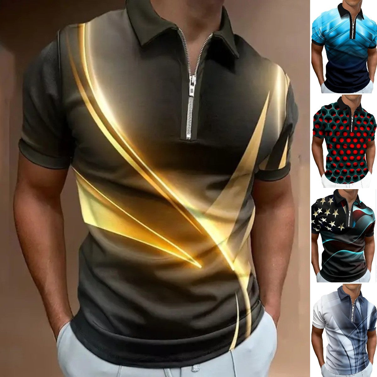 💟【50% SLEVA】【S-6XL】😎Nové pánské polo tričko s krátkým rukávem 2025-4046431