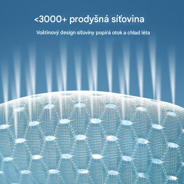 🔵【6 kusů/12kusů】Nový styl, pohodlné a prodyšné, síťované, ledové hedvábné boxerky velké velikosti