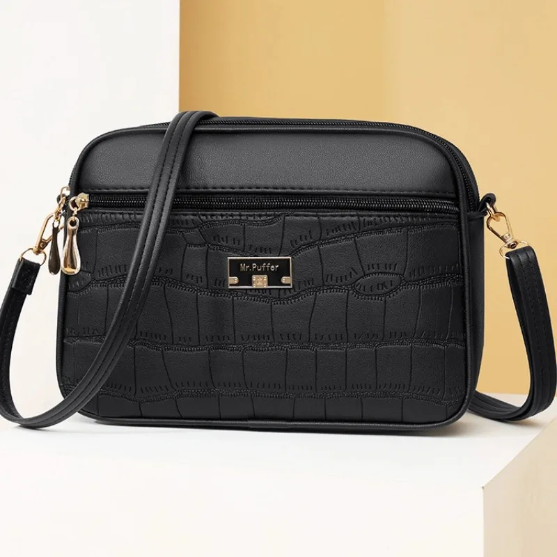 🔥👜Nová módnà dámská crossbody kabelka 2025 brzy na jaře ---velká kapacita, jednoduchý styl, nastavitelný ramennà popruh