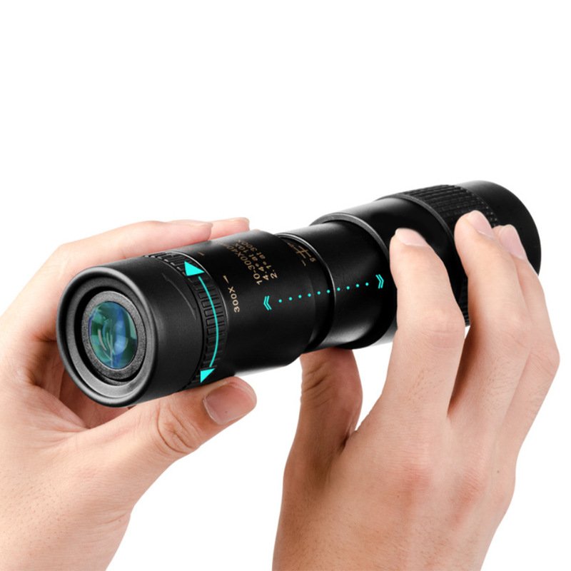 🔥Časovo limitovaná ponuka🔥10-300X Zoom HD Přenosný výkonný dalekohled s dlouhým dosahem Profesionální dalekohled Monokulární dalekohled s nízkým nočním viděním pro myslivost