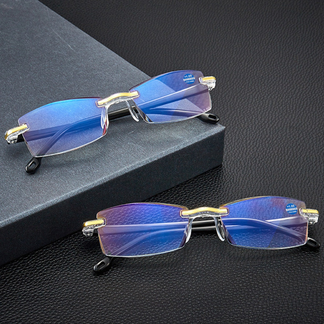 👓【Kupte 1 a získejte 1 zdarma】🔥Brýle na čtení s vysokým rozlišením Diamond s anti-modrým světlem pro muže a ženy-4046274