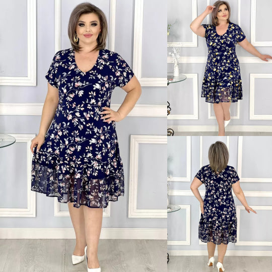 💟【S-5XL】👗Nové módní šaty, klasický design, elegantní a jednoduché