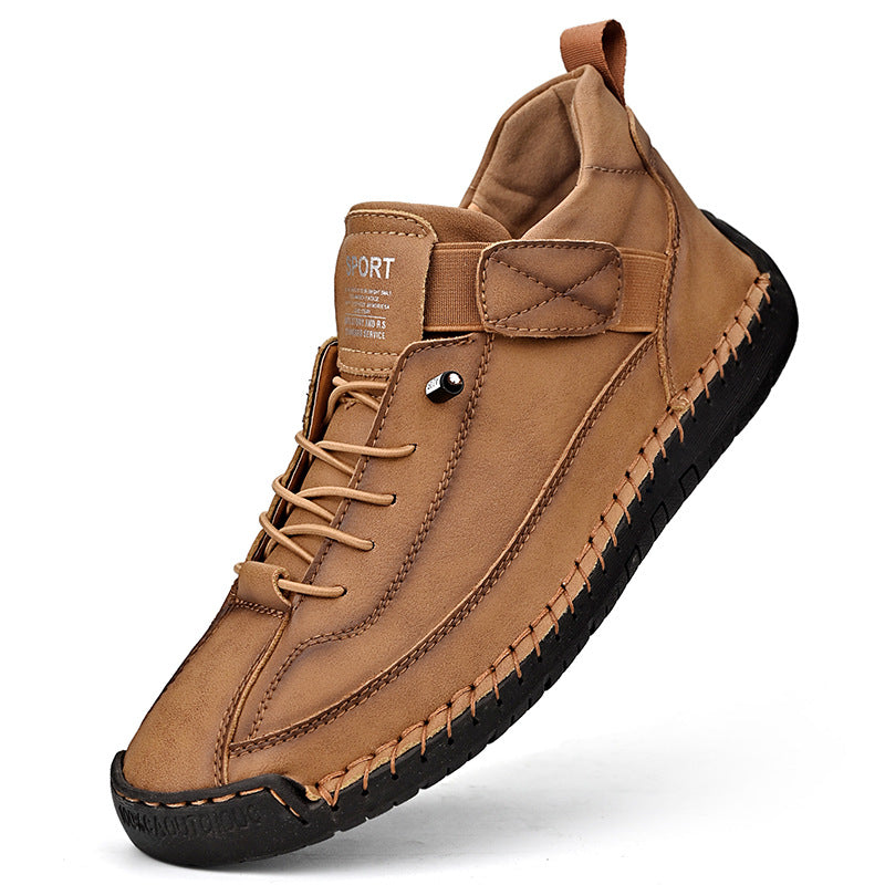 🔥【50% OFF】【38-48】Ležérní pánská obuv pro volný čas, pracovní obuv, outdoorová obuv, šitá obuv-3878870