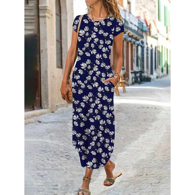 👗✨【Propagace】【S-3XL】2025 Nové dámské šaty s volným potiskem do kapsy, 13 stylů-4035769