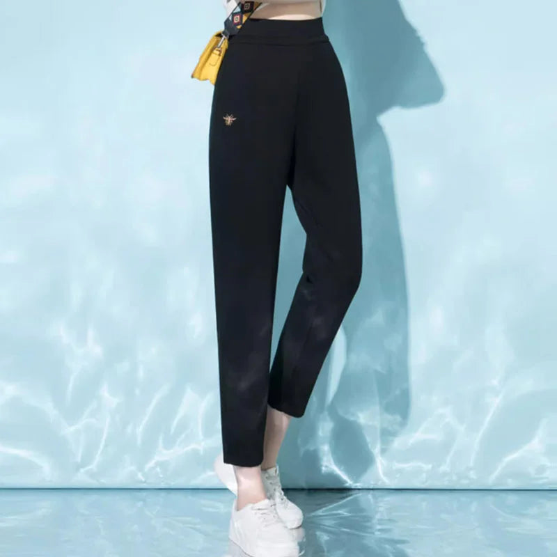 💥【Časově omezená nabídka】💥【M-4XL】 Neformální harémové kalhoty s vysokým pasem-3877691