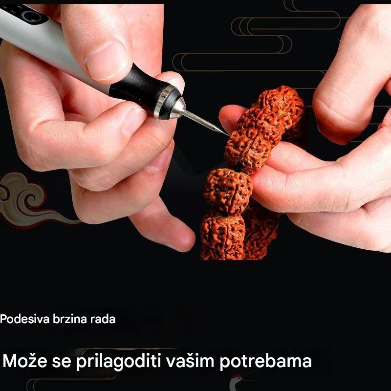 🔥Más vendido🔥 Herramienta de grabado multifuncional recargable con batería de litio, duradera y potente, ideal para manicura y pulido eléctrico