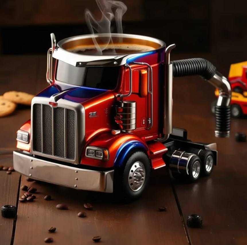 🔥🚛【Bestseller】Ručně vyráběné hrnky na kávu pro kamiony
