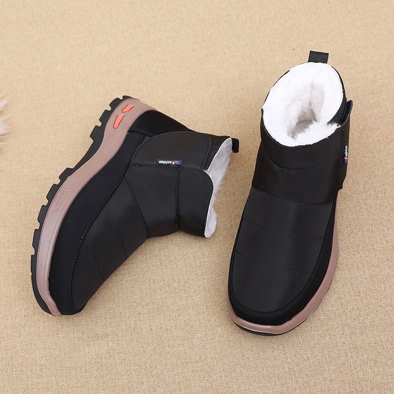 🔥50% отстъпка🔥【39-45】👟Зимни мъжки обувки за възрастни С подплата, удебелени, топли и противохлъзгащи ботуши