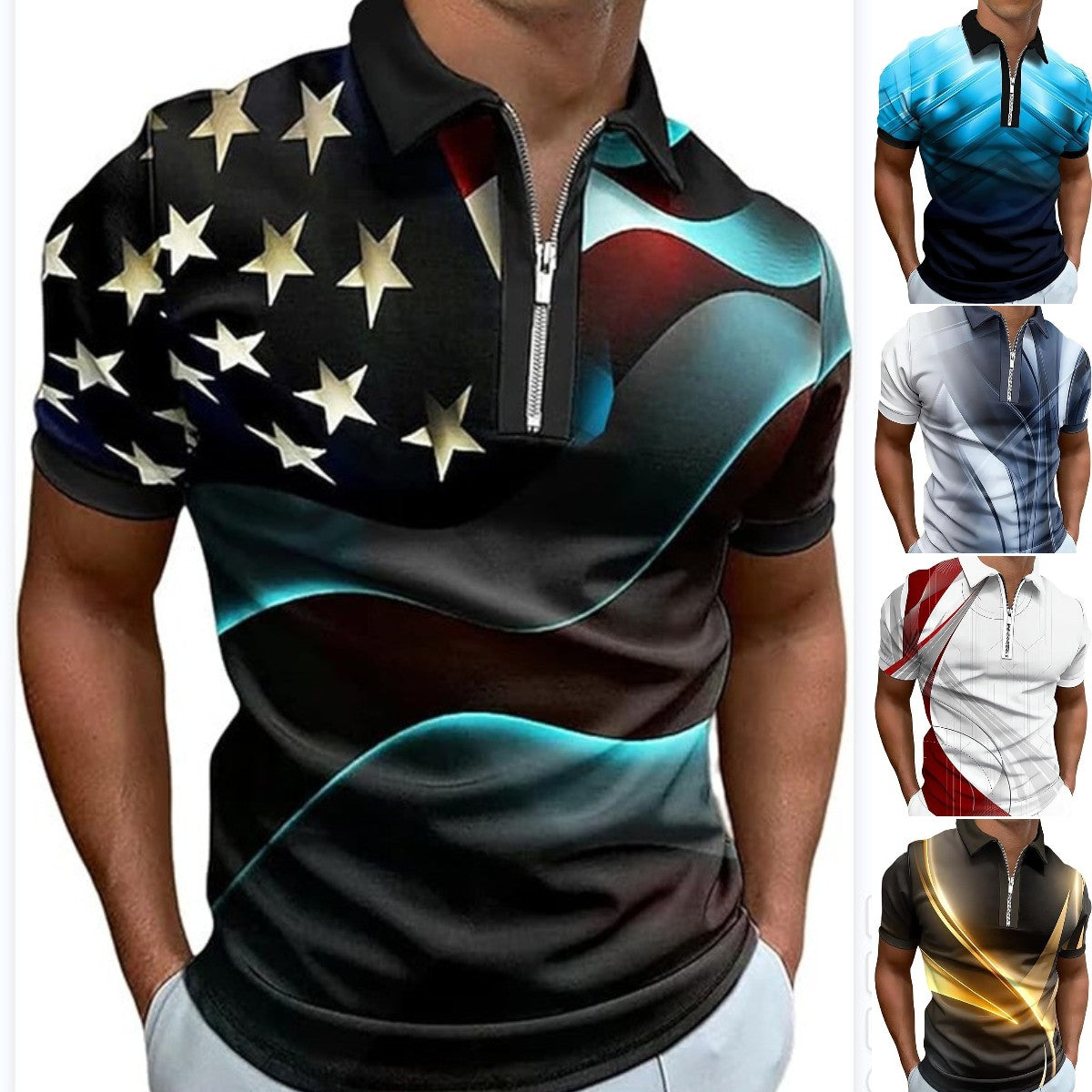 💟【50% SLEVA】【S-6XL】😎Nové pánské polo tričko s krátkým rukávem 2025-4046431