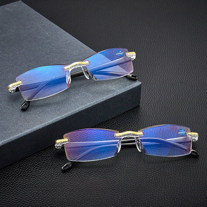 👓【Kupte 1 a získejte 1 zdarma】🔥Brýle na čtení s vysokým rozlišením Diamond s anti-modrým světlem pro muže a ženy-4046274