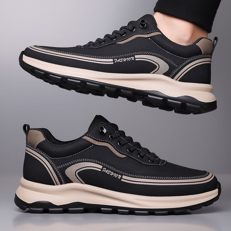 👟✅【39-45】2025 nove moške športne superge iz vodoodpornega in odpornega proti prahu usnja