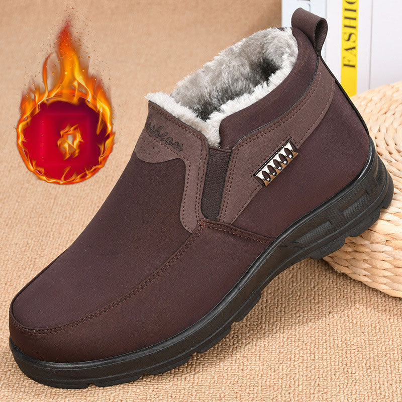 【Doprava zdarma】【39-47】Zimní boty polstrované a zesílené, nepromokavé a teplé-3860568