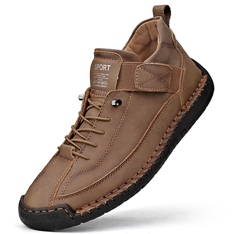 🔥【50% OFF】【38-48】Ležérní pánská obuv pro volný čas, pracovní obuv, outdoorová obuv, šitá obuv-3878870