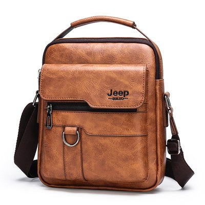 【Compre uno y llévese otro gratis】 👜 Bolso informal de piel de vaca para hombre a la moda-3834669
