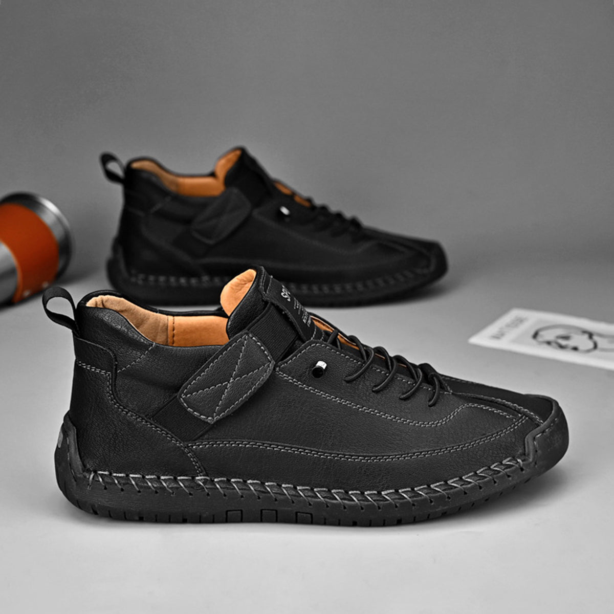 🔥【50% OFF】【38-48】Ležérní pánská obuv pro volný čas, pracovní obuv, outdoorová obuv, šitá obuv-3878870