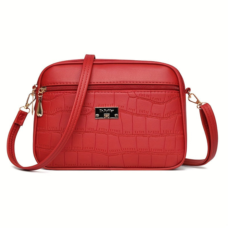🔥👜Nová módnà dámská crossbody kabelka 2025 brzy na jaře ---velká kapacita, jednoduchý styl, nastavitelný ramennà popruh
