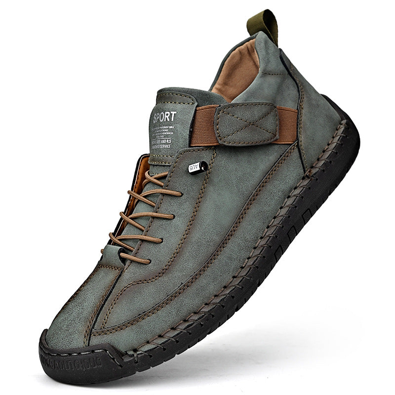 🔥【50% OFF】【38-48】Ležérní pánská obuv pro volný čas, pracovní obuv, outdoorová obuv, šitá obuv-3878870
