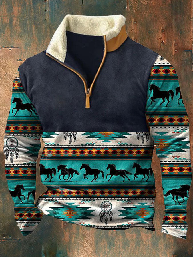👕【41% SLEVY】【S - 4XL】2025 Pánský módní podzimní - zimní, teplý svetr s dlouhým rukávem a 3D potiskem-3859408