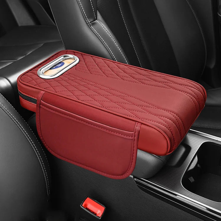 🚗👜【Zvláštna ponuka】Multifunkčná kožená lakťová opierka do auta tri v jednom