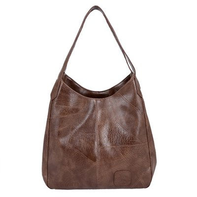 💗【Novinka】 Nová stylová měkká kožená kabelka přes rameno, velká kapacita, praktická a elegantní 👜-3889724