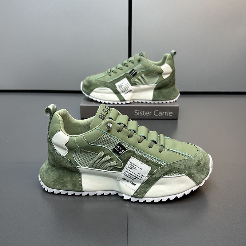 ✨👟【39-47】2024 zimní nové vysoce kvalitní pánské módní neformální boty se silnou podrážkou-3840291