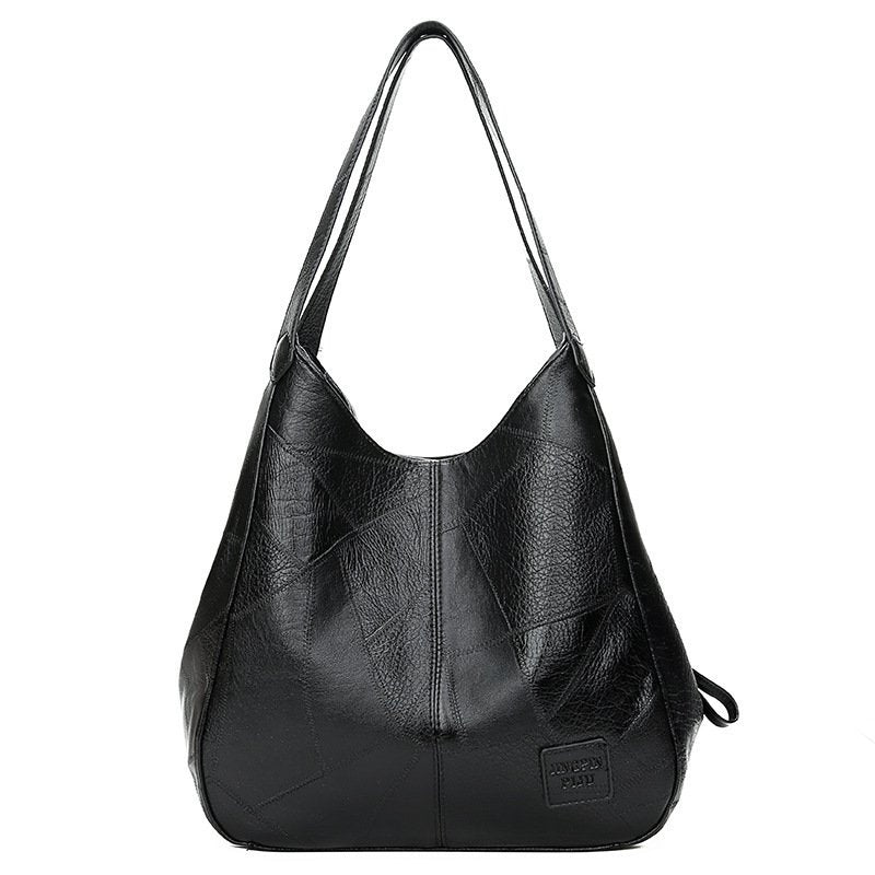 💗【Novinka】 Nová stylová měkká kožená kabelka přes rameno, velká kapacita, praktická a elegantní 👜-3889724