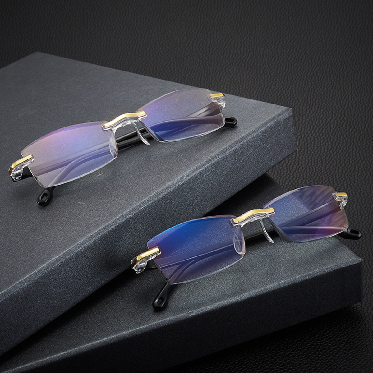 👓【Kupte 1 a získejte 1 zdarma】🔥Brýle na čtení s vysokým rozlišením Diamond s anti-modrým světlem pro muže a ženy-4046274