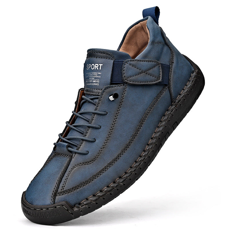 🔥【50% OFF】【38-48】Ležérní pánská obuv pro volný čas, pracovní obuv, outdoorová obuv, šitá obuv-3878870