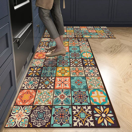 💥50% de descuento💥Alfombra de cocina antideslizante alfombra de cocina larga absorbente【40*60cm+40*120cm】