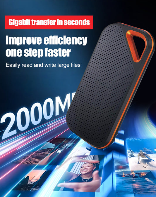 💥【32 TB】Disco duro móvil de alta velocidad y gran capacidad
