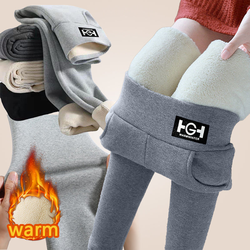 🔥🔥ZĽAVA 50%【M-3XL】Zimné dámske zateplené legíny s vysokým pásom, teplé, zoštíhľujúce a pohodlné na nosenie von