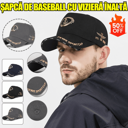 🧢30% OFF🔥Štýlová pánska šiltovka s kovovým odznakom – športová čiapka na voľný čas