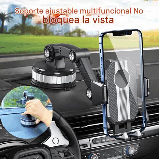 🚗Soporte para teléfono para automóvil multifuncional, ¡puede soportar hasta 5 kg!