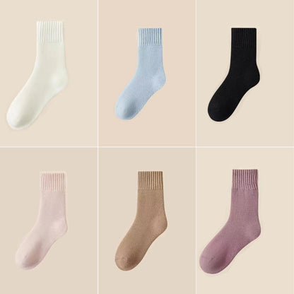 🔥【Kupte 3 kusů, dostanete 3 zdarma】🧦Hrubé a teplé vlněné ponožky na zimu, super tlusté a teplé, elastické, velikost 35-42