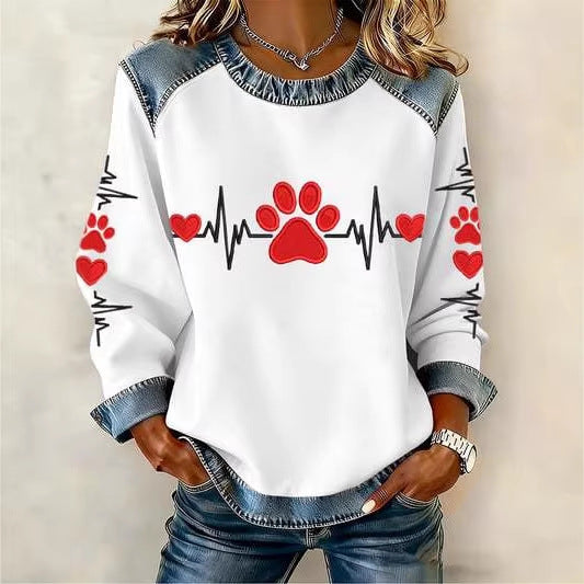 🔥⛄❄️50% de descuento 【S-5XL】Sudadera nueva otoño/invierno 2026, estampado de alta calidad