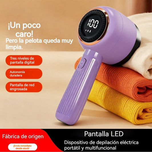 ✨ Quitapelusas eléctrico portátil multifuncional quitapelusas profesional para prendas de lana punto y algodón 👕🧥🧶