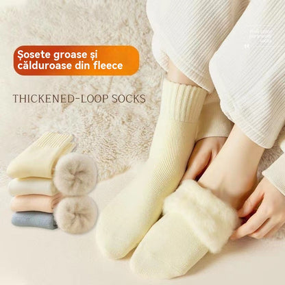 🔥【Kupte 3 kusů, dostanete 3 zdarma】🧦Hrubé a teplé vlněné ponožky na zimu, super tlusté a teplé, elastické, velikost 35-42