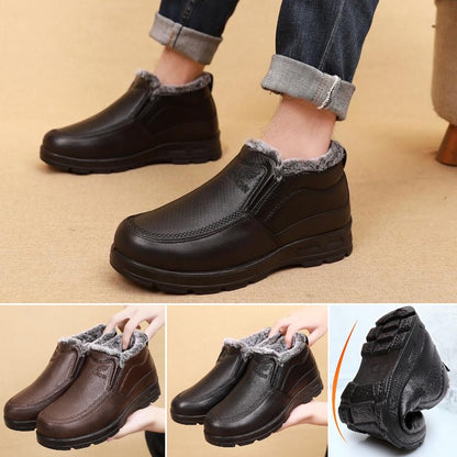 🚶‍♂️Nueva colección 50% de descuento🔥【39-44】Zapatos de invierno para hombre, impermeables, antideslizantes, cálidos de algodón