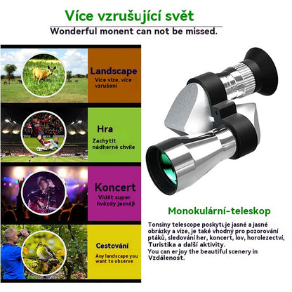 🔭🔥Kupite 1, dobite 1 gratis🔥Mini monokularni teleskop za telefon - prenosni monokularni teleskop za potovanja in opazovanje