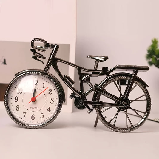 💥【Compra 1 y llévate 1 gratis】🚲🕒Reloj despertador de bicicleta retro (batería no incluida): pieza decorativa vintage para tu bicicleta.