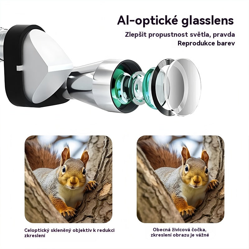 🔭🔥Kupite 1, dobite 1 gratis🔥Mini monokularni teleskop za telefon - prenosni monokularni teleskop za potovanja in opazovanje