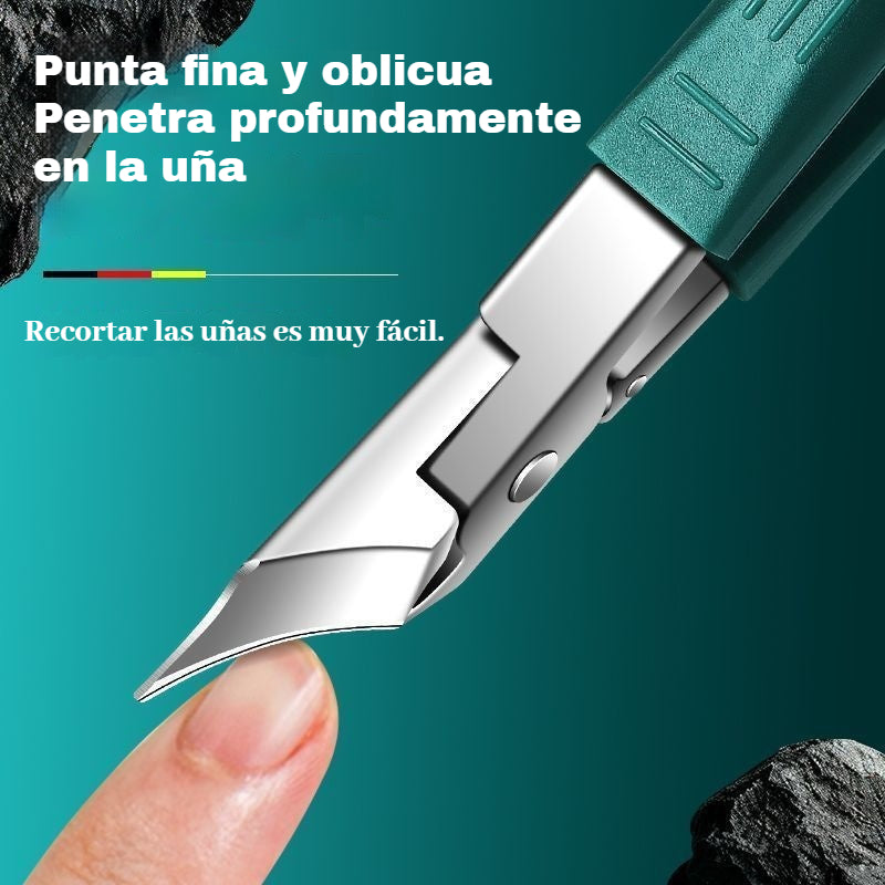 🔥【3-delni komplet】✂️💅Novo ultra tanko ščipalko za nohte pod kotom za domačo manikuro