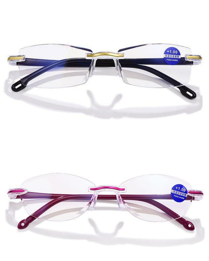 👓【Kupte 1 a získejte 1 zdarma】🔥Brýle na čtení s vysokým rozlišením Diamond s anti-modrým světlem pro muže a ženy-4046274