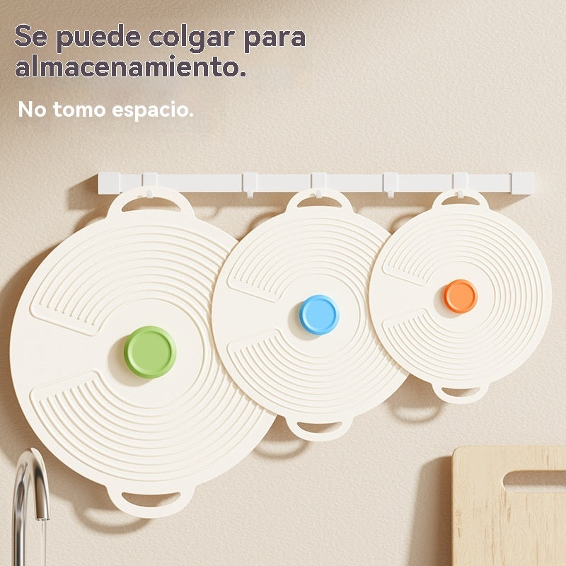 🔥【2 grandes + 2 medianos + 2 pequeños】Tapas de silicona de grado alimenticio que mantienen la frescura