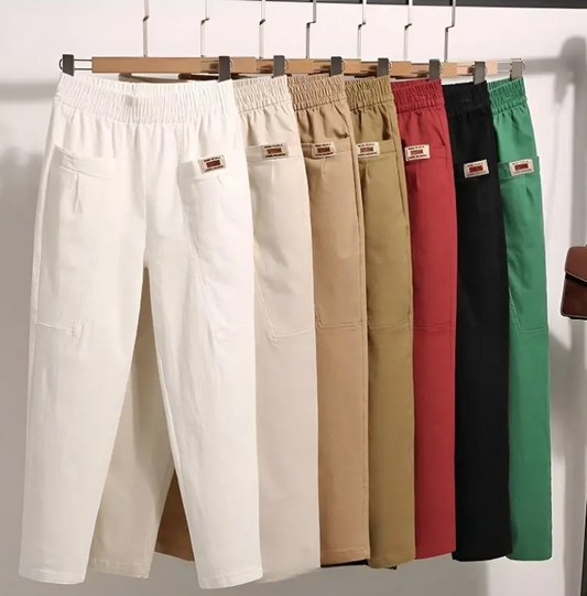 🔥【Propagácia nového produktu】🔥【M-6XL】Dámske ležérne nohavice s vysokým pásom