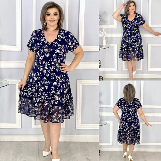 💟【S-5XL】👗Nové módní šaty, klasický design, elegantní a jednoduché