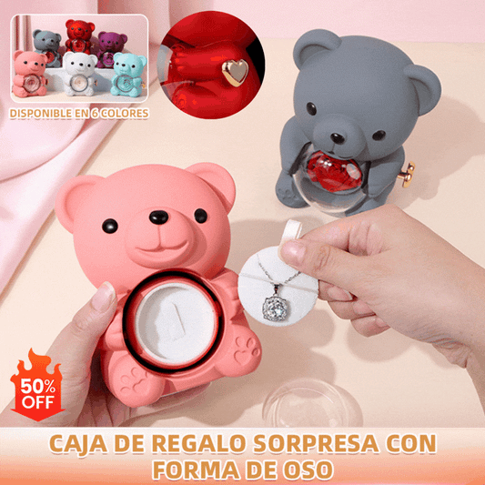 ✨ Adorable osito con rosa eterna – osito decorado con rosa natural, presentado en una elegante caja de regalo – regalo romántico para el Día de la Madre, bodas, aniversarios, despedidas de soltera, Navidad y San Valentín