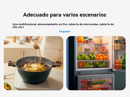 🔥【2 grandes + 2 medianos + 2 pequeños】Tapas de silicona de grado alimenticio que mantienen la frescura