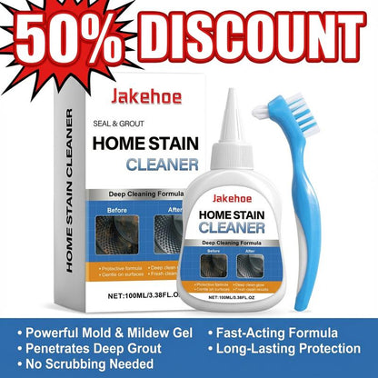 🏠【Compra 1 y llévate 1 gratis】Gel para eliminar moho💦Fórmula de alta resistencia, limpiador multisuperficies y funciona en duchas y azulejos