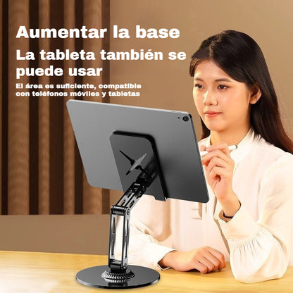 🔥Soporte de pantalla plana giratorio de 360 grados, marco de metal para soporte de escritorio